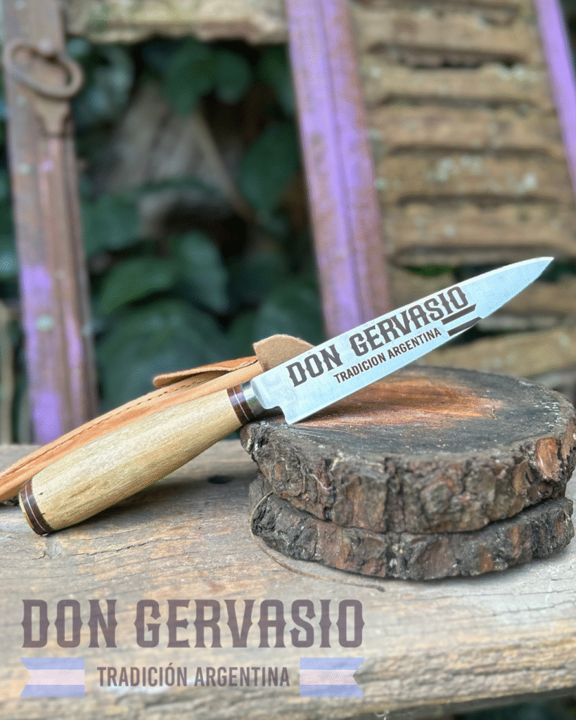 cuchillos artesanales personalizados grabado laser
